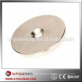 N52 Super Starke Disc Seltene Erde NdFeB Runde Magnete Loch 6mm